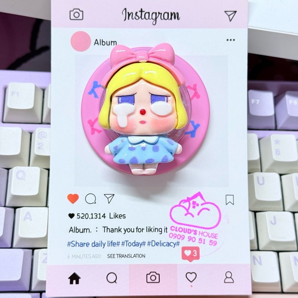 POPSOCKET Magsafe Nam Châm Hít CRY BABY Kute