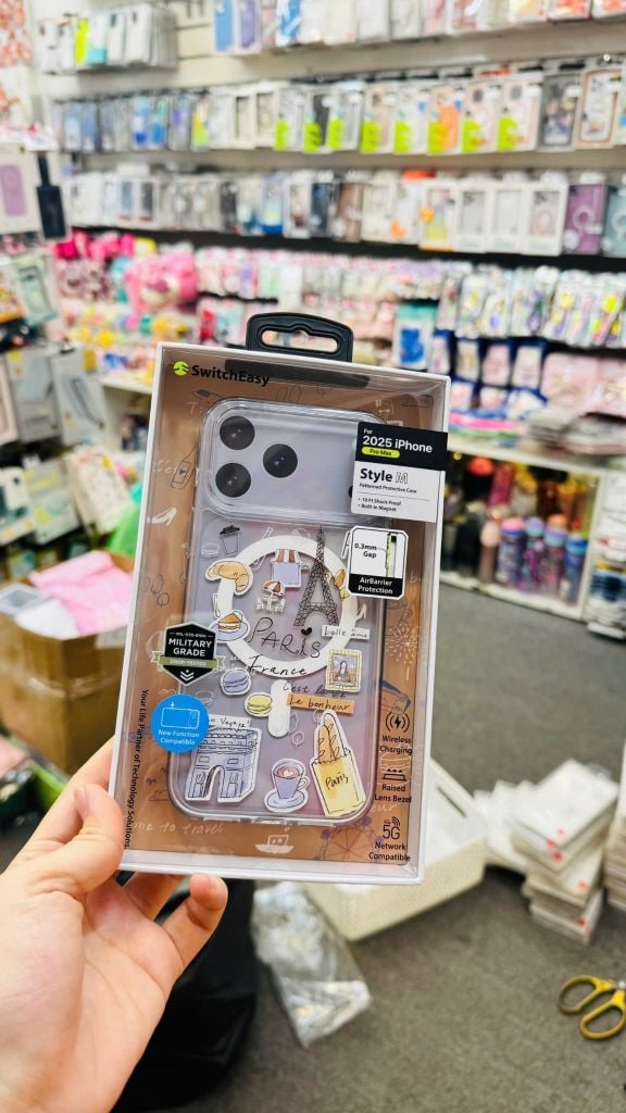 Case Ốp điện thoại iPhone Switcheasy Chính Hãng Trong Stickers Du Lịch iPhone 15Promax