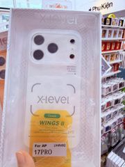 Case Ốp điện thoại iPhone X-LEVEL Nhám Mỏng Bảo Vệ Camera iPhone 17/Pro/Promax