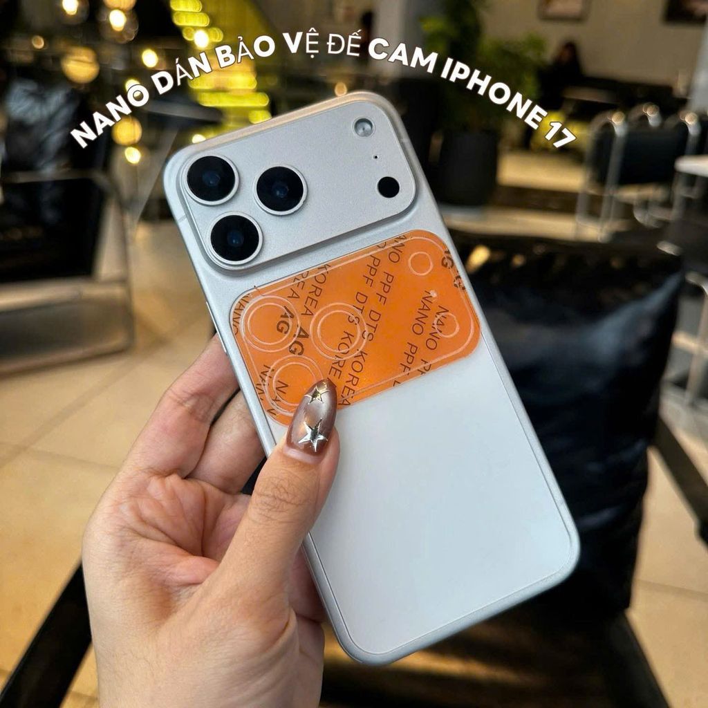 Miếng Dán Camera Điện Thoại iPhone 17Promax