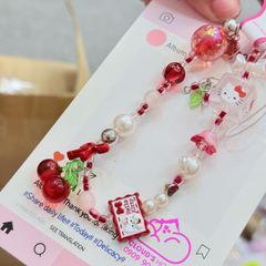 Dây đeo điện thoại ngắn Hello Kitty charm Kute (Quảng Châu, Thái Lan)