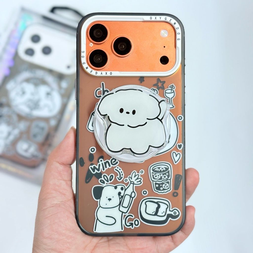 Case Ốp Điện thoại iPhone Oxygen Dog - Magsafe Basic iPhone 17/16/15Pro/Promax