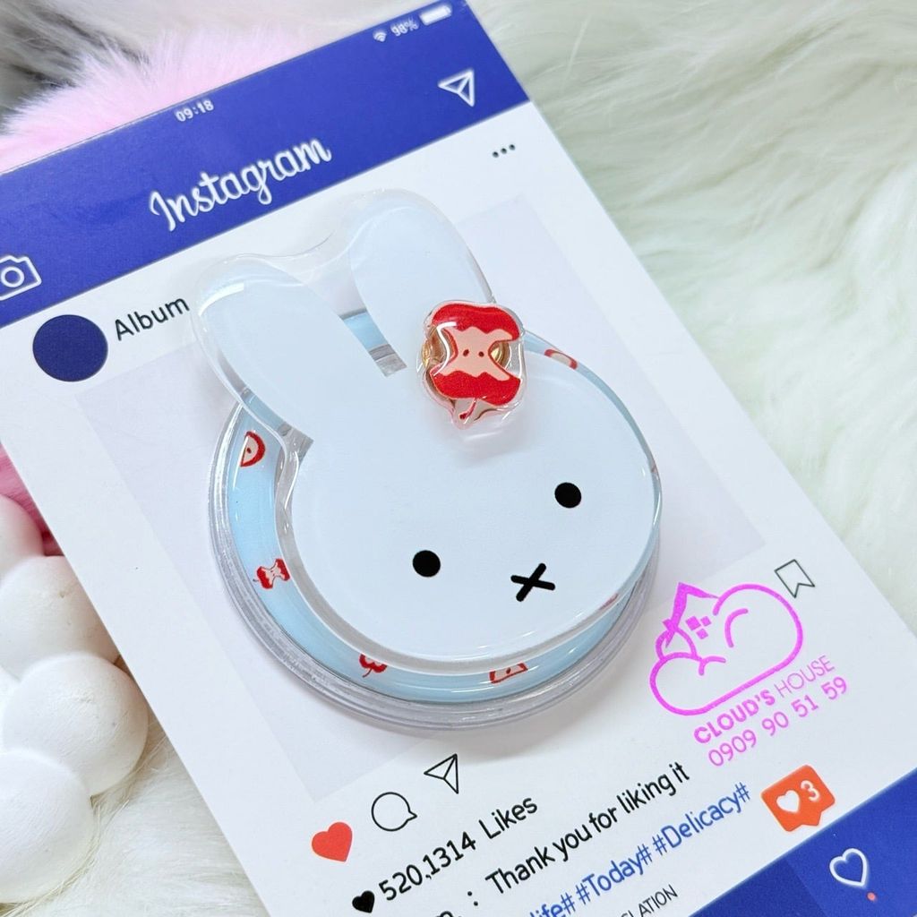 POPSOCKET Magsafe Nam Châm Hít Mẫu Miffy Rabbit - Thỏ