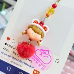 Móc Treo/ Móc Khóa Cặp Cô Gái Coslay Lông Tết 2026