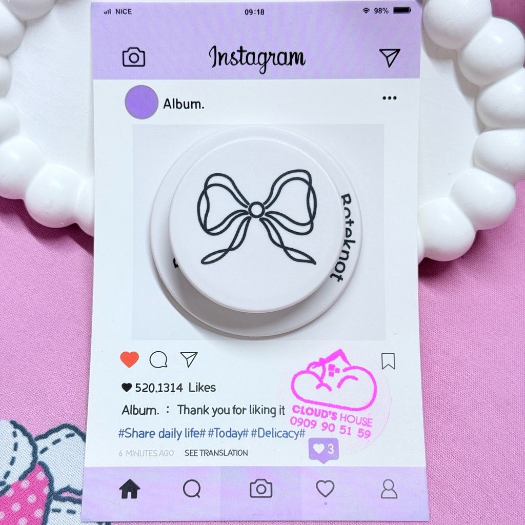 POPSOCKET Magsafe Nam Châm Hít MẪU NƠ Siêu Kute