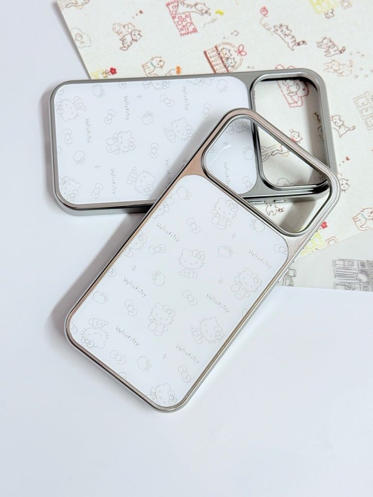 Case Ốp điện thoại iPhone Hello Kitty Trắng hoạ tiết mini iPhone 13/14/15/16/17/Plus/Pro/Promax