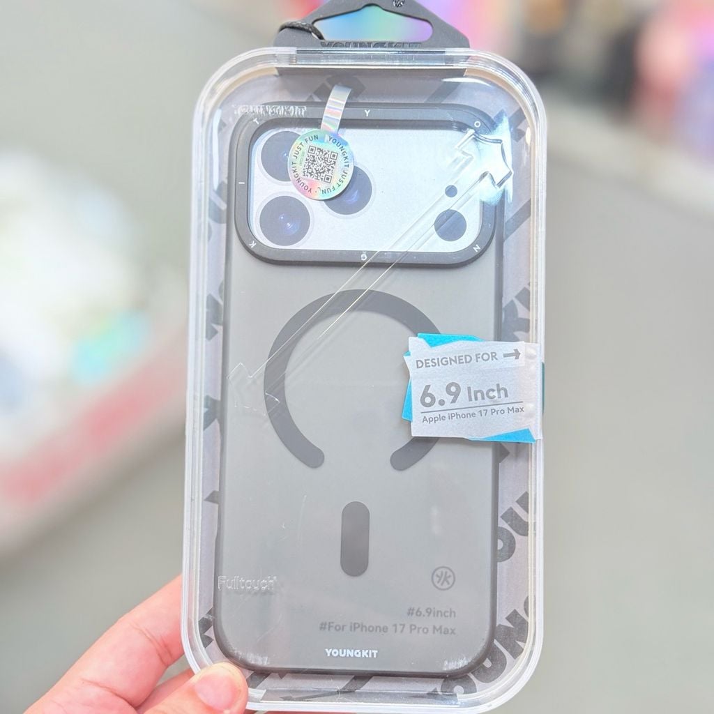 Case Ốp điện thoại iPhone YoungKit Chính hãng Trong - Nhám Magsafe iPhone 17Promax