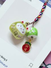 Móc Điện Thoại Mèo Lớn Mèo Nhỏ Móc Túi Phụ Kiện Đẹp nhiều màu (ánh hologram)