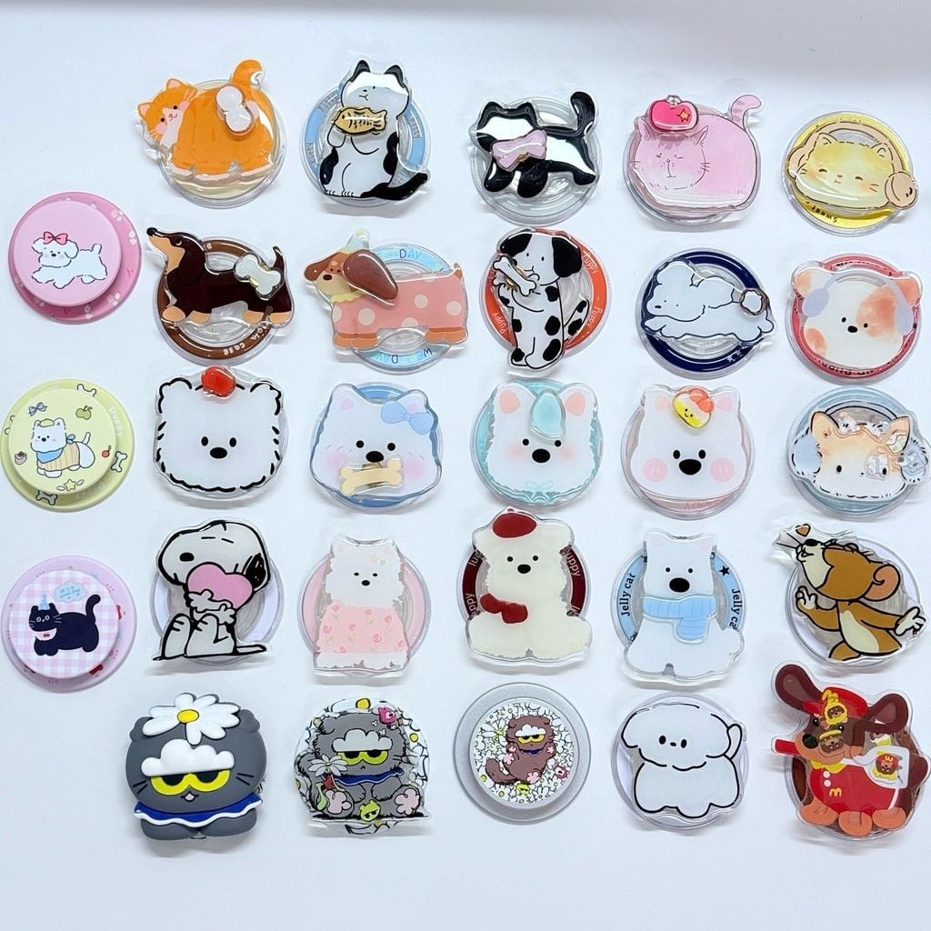 POPSOCKET Magsafe Nam Châm Hít CHÓ - MÈO Kute
