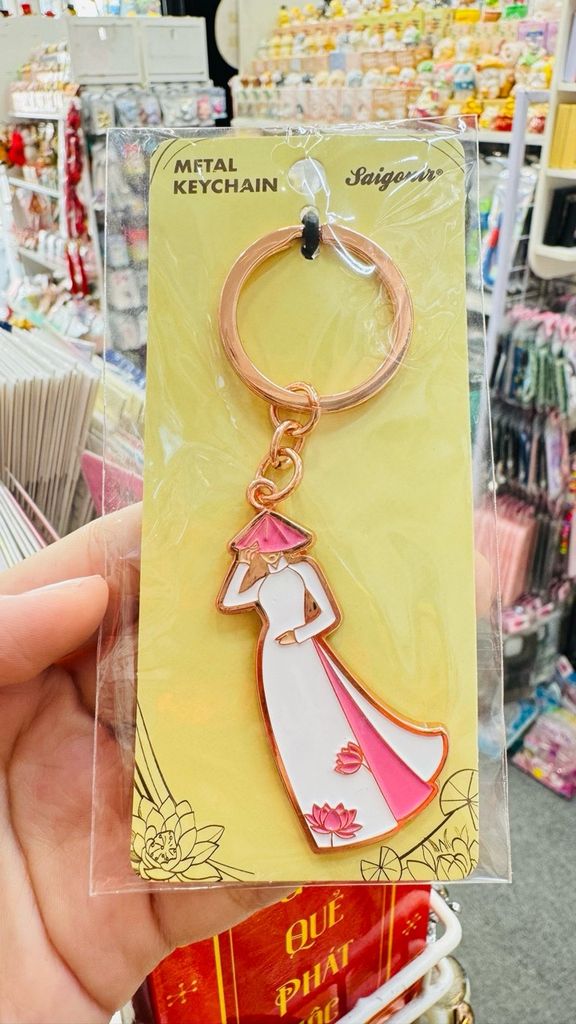 Móc Khoá/ Móc Treo Metal Keychain thuần Việt Trang Trí Quà Lưu Niệm Việt Nam