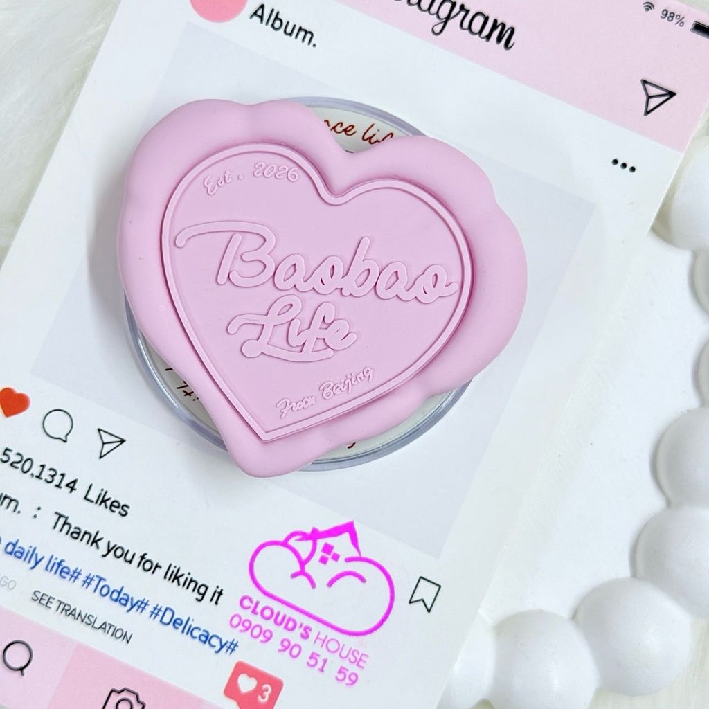 POPSOCKET Magsafe Nam Châm Hít CaseTify R.e.p 1:1 - Trái Tim Baobao Life