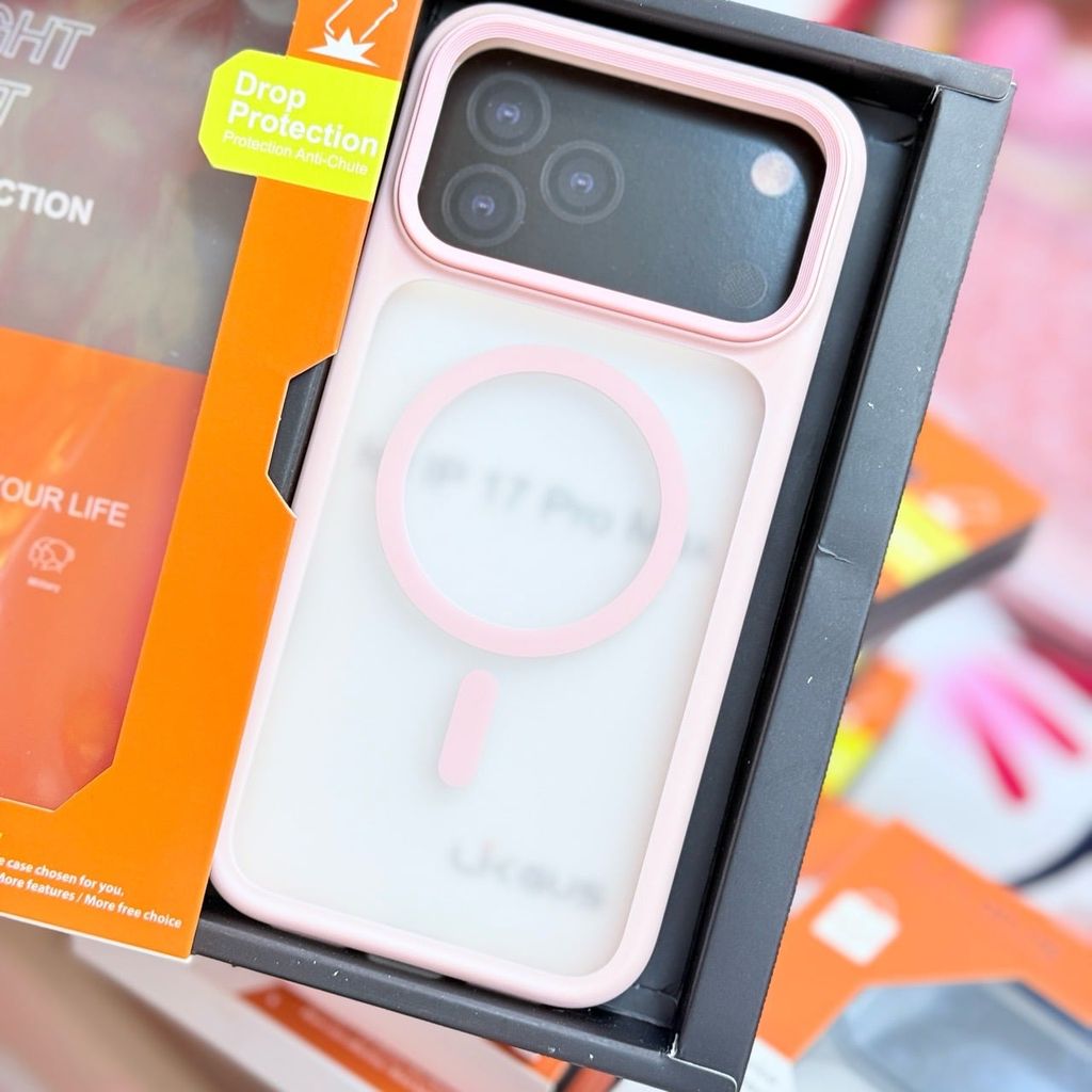 Case Ốp điện thoại iPhone Chống Shock NHám Viền Màu chính hãng LIKGUS Siêu Xịn iPhone 17/Pro/Promax