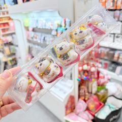 Tượng Mèo theo BỘ cute trang trí bàn làm việc để xe oto, đồ chơi vô tri để bàn dễ thương