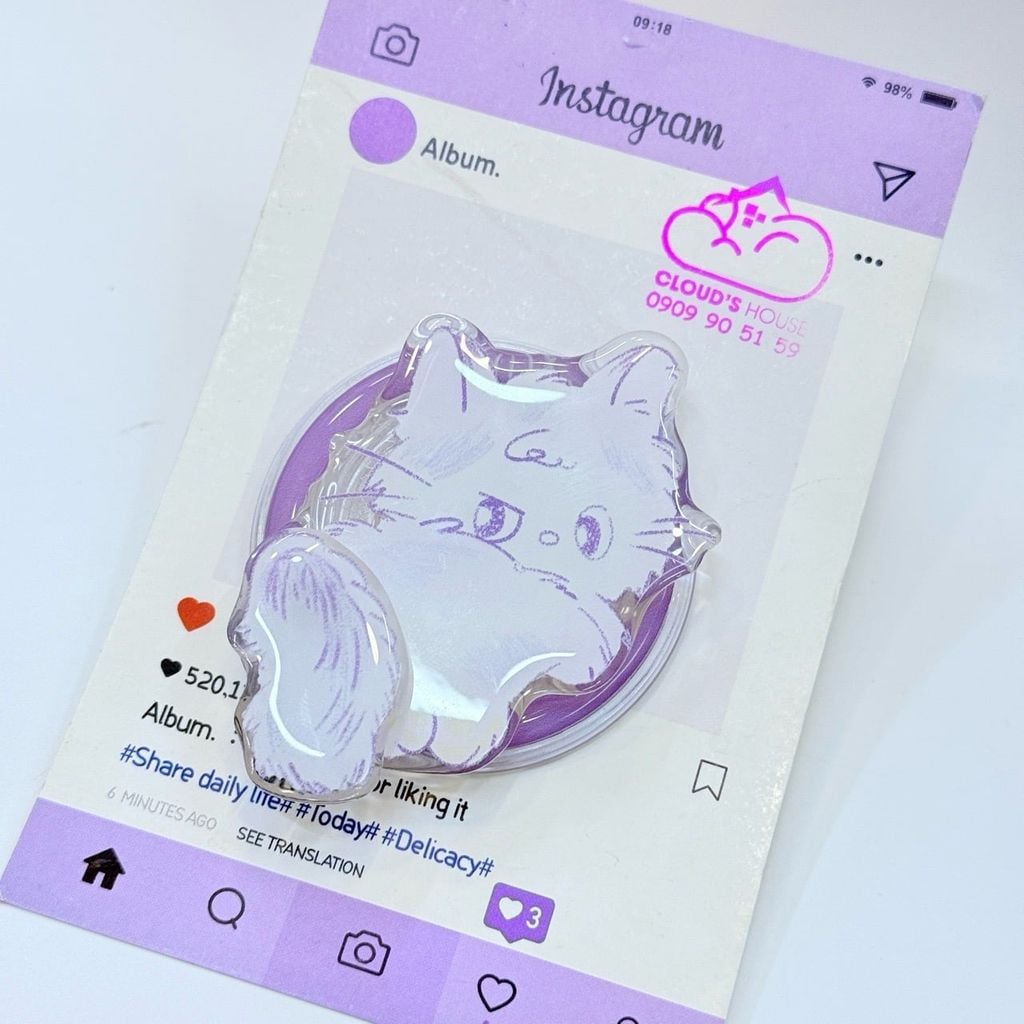 POPSOCKET Magsafe Nam Châm Hít CHÓ - MÈO Kute