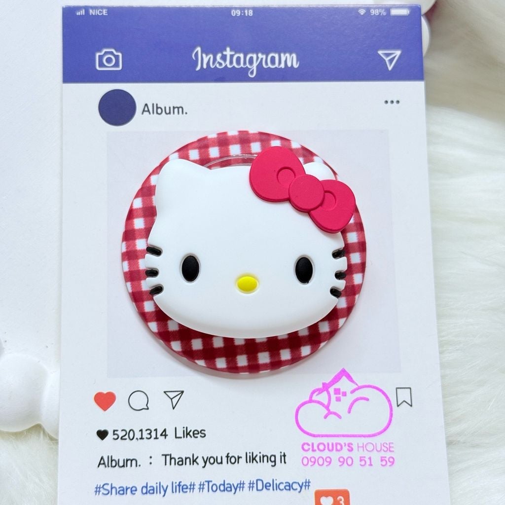 POPSOCKET Magsafe Nam Châm Hít Hello Kitty Kute