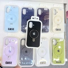 Case Ốp điện thoại Silicone Chống Dựng Nhiều Màu Magsafe iPhone 15Plus/16/16Plus