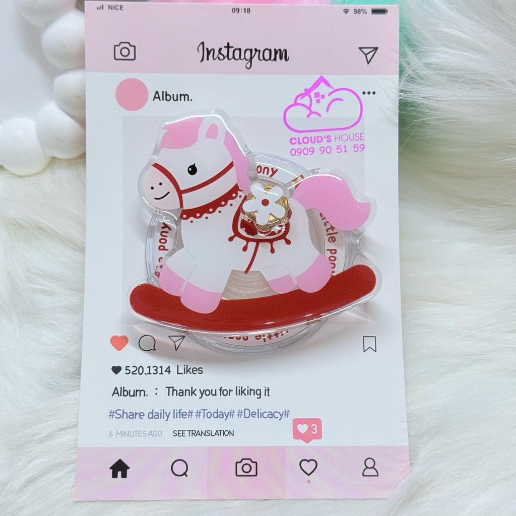POPSOCKET Magsafe Nam Châm Hít Mẫu Ngựa