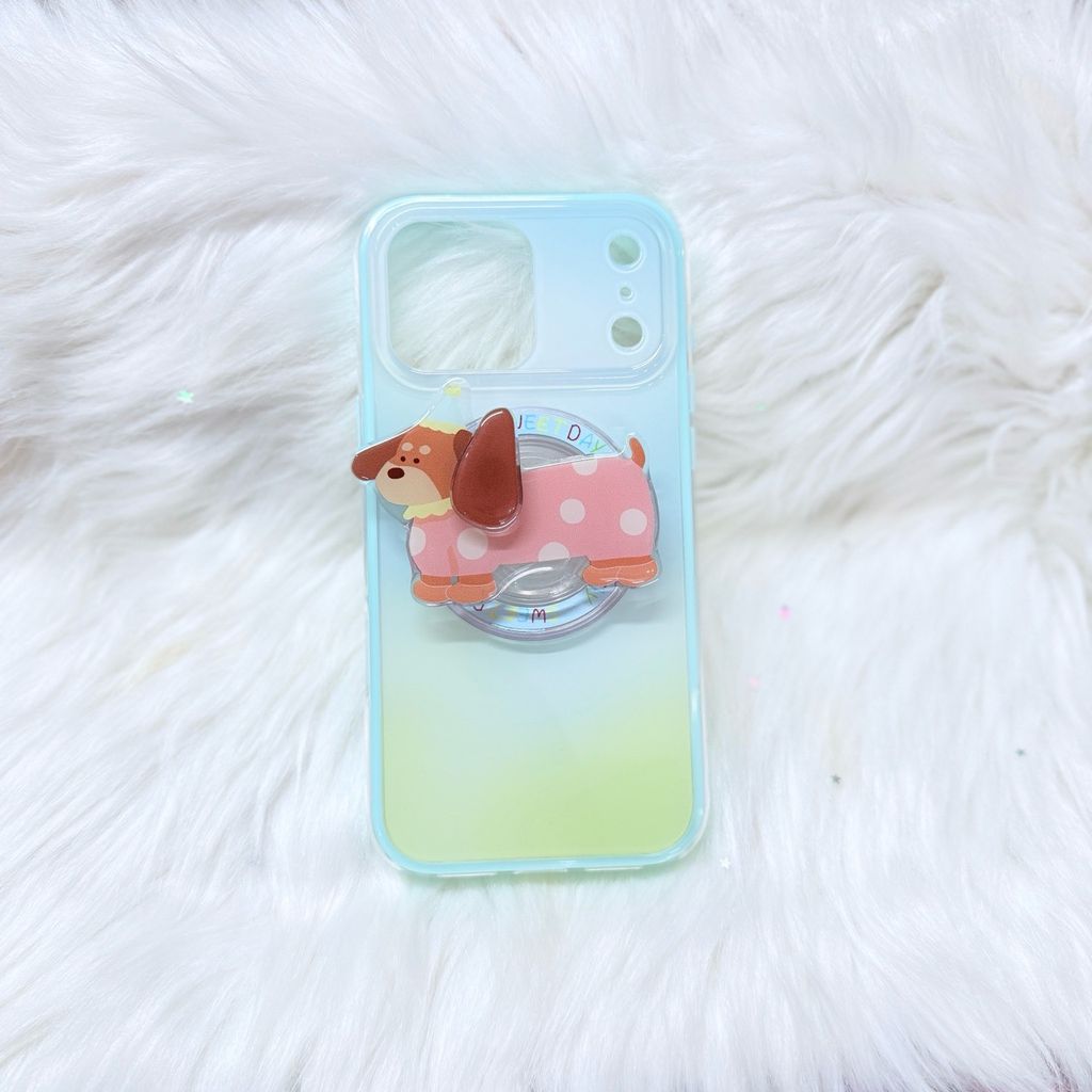 Case Ốp điện thoại iPhone Ombre Xanh Vàng Có Nút Control Magsafe iPhone 13/14/15/16/17Pro/Promax