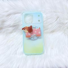 Case Ốp điện thoại iPhone Ombre Xanh Vàng Có Nút Control Magsafe iPhone 13/14/15/16/17Pro/Promax