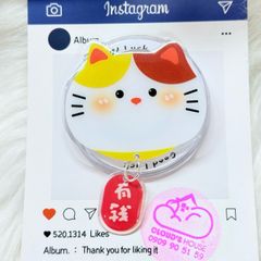 POPSOCKET Magsafe Nam Châm Hít Mẫu Mèo May Mắn Thần Tài TẾT 2026