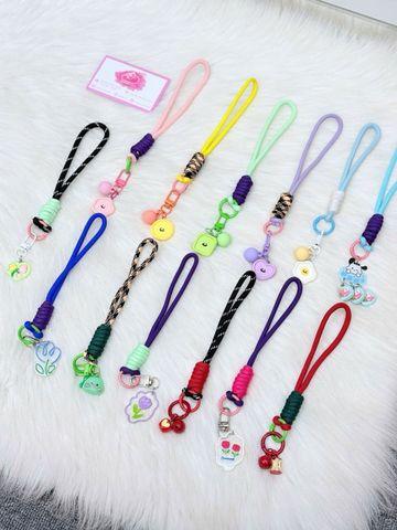Dây Ngắn Đeo/Treo Điện Thoại Cầm Tay Chất Dù Nhiều Màu