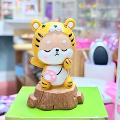 Bộ Mô Hình Shiba Inu Cute trang trí bàn làm việc để xe oto vô tri dễ thương