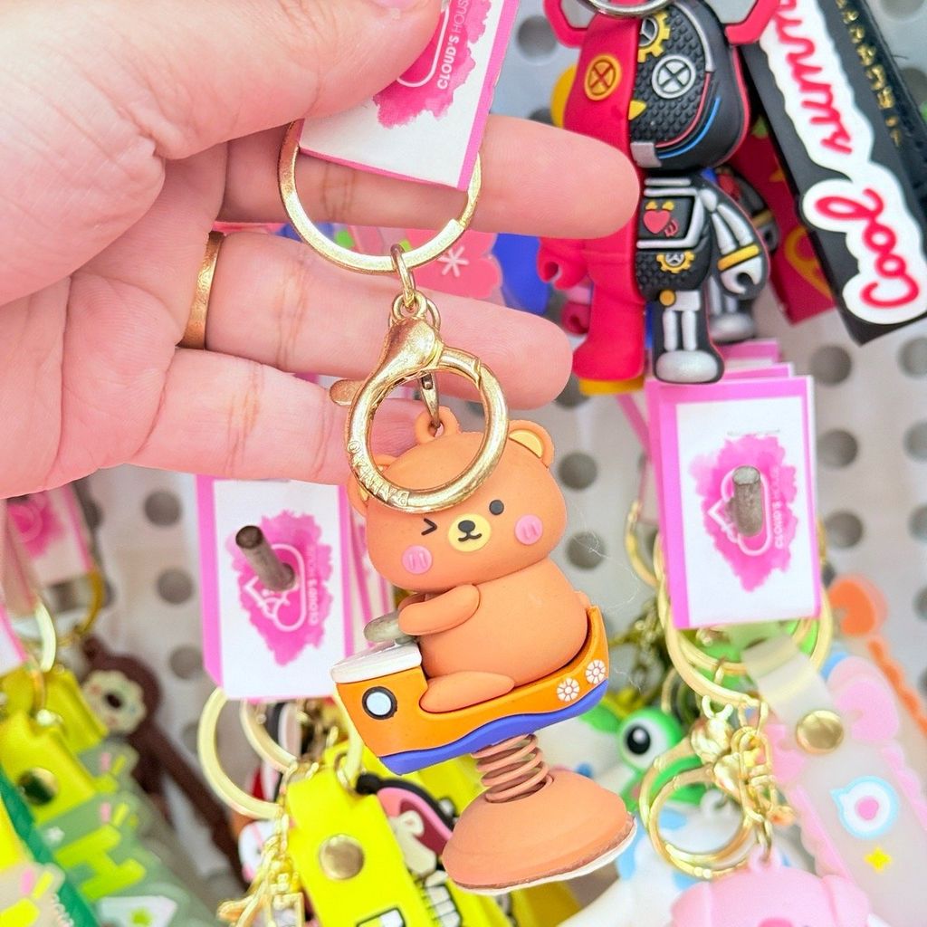 MÓC KHÓA LÒ XO NHÚN KUTE