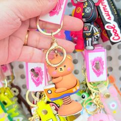 MÓC KHÓA LÒ XO NHÚN KUTE