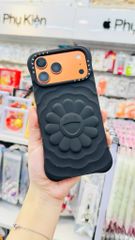 Case Ốp Điện thoại iPhone TAKASHI MURAKAMI x CASETiFY FLOWERS BLOOM Màu Đen Basic iPhone 17/16/15Pro/Promax