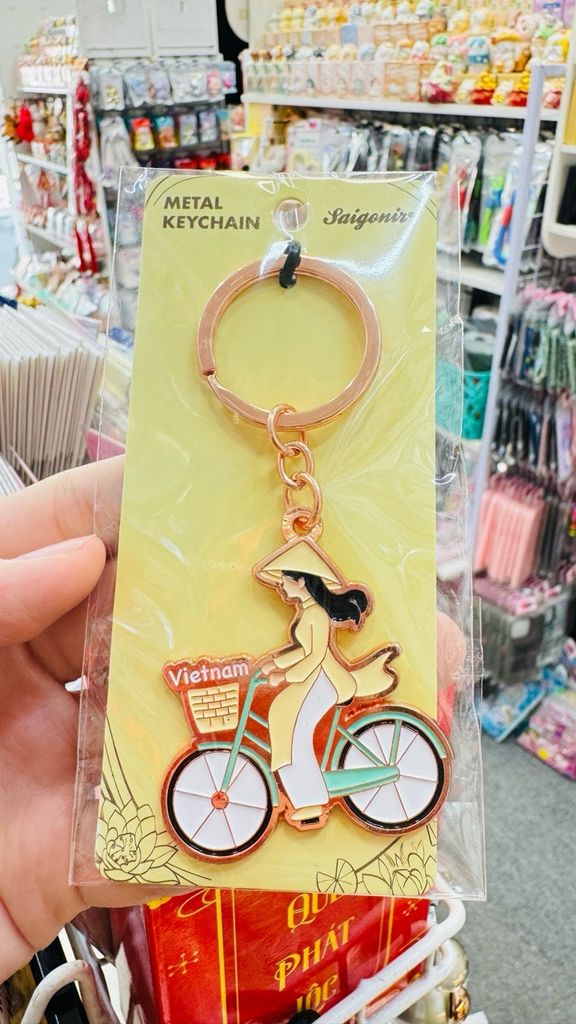 Móc Khoá/ Móc Treo Metal Keychain thuần Việt Trang Trí Quà Lưu Niệm Việt Nam