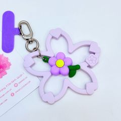 DÂY CHARM HOA Silicone R.E.P CaseTify CHỐNG BẨN kèm charm nhiều màu sắc