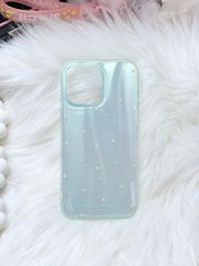 Case Ốp điện thoại iPhone Ngôi Sao Nền Xanh Hologram Bling Bling iPhone 13/14/15/16/Pro/Promax
