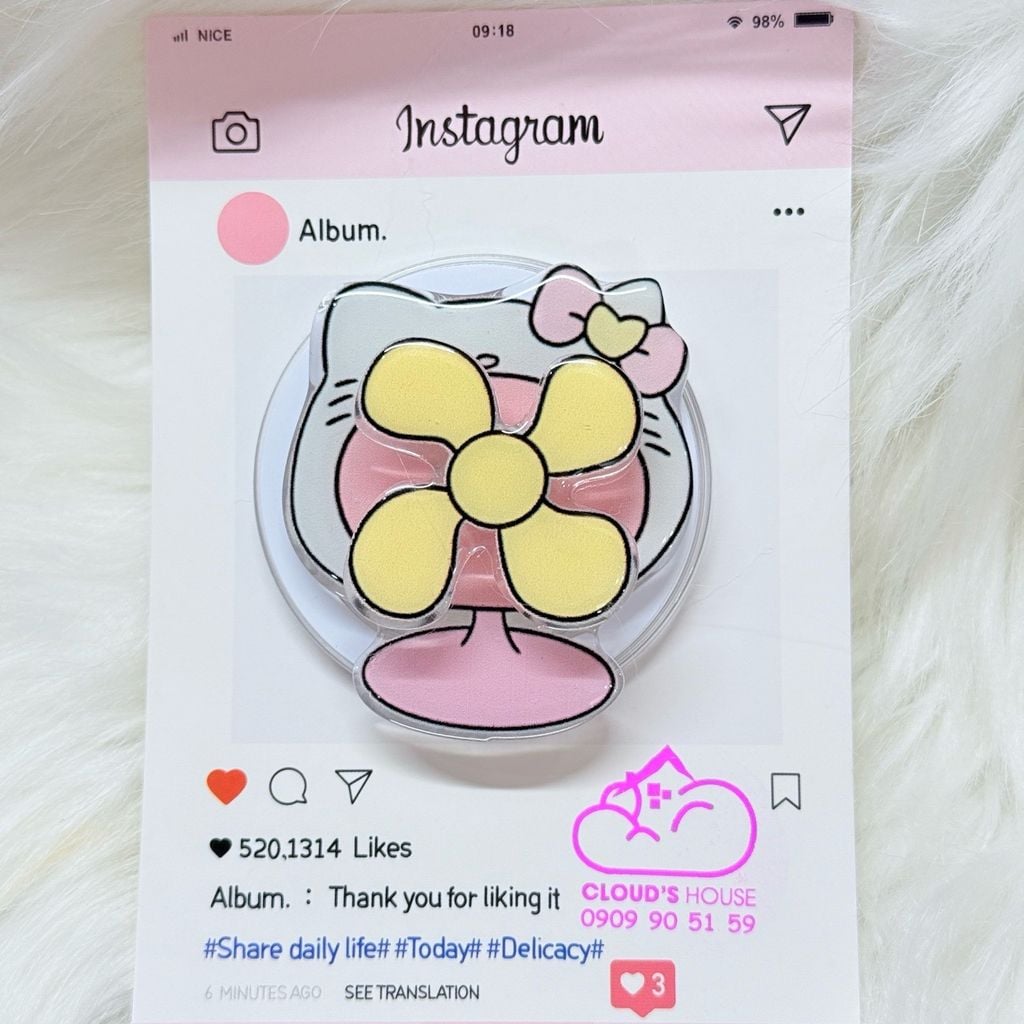 POPSOCKET Magsafe Nam Châm Hít Hello Kitty Kute