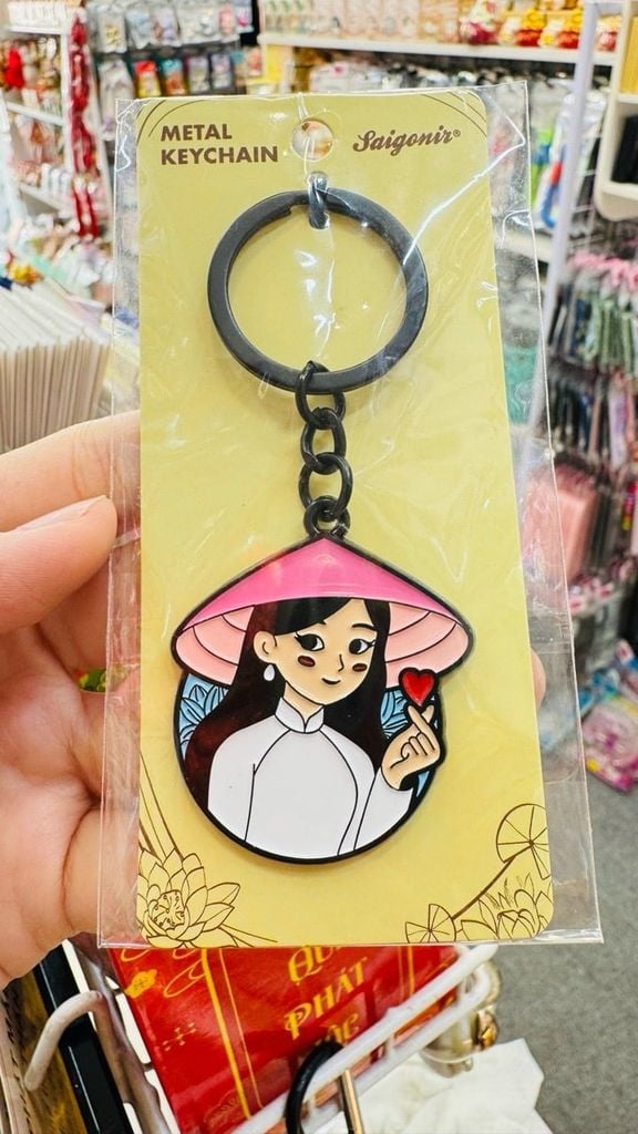 Móc Khoá/ Móc Treo Metal Keychain thuần Việt Trang Trí Quà Lưu Niệm Việt Nam