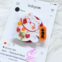 POPSOCKET magsafe Mèo May Mắn Thần Tài TẾT