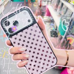 Case Ốp Điện thoại iPhone NGÔI SAO NỀN HỒNG CaseTify iPhone 17/16/15/14/13/Promax