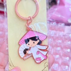 Móc Khoá/ Móc Treo Metal Keychain thuần Việt Trang Trí Quà Lưu Niệm Việt Nam