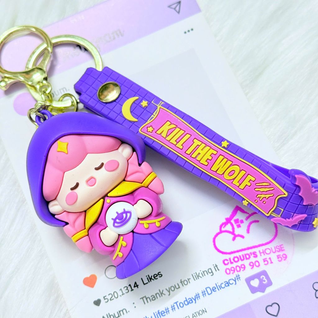 Móc Khóa Các Cô Gái Phép Thuật