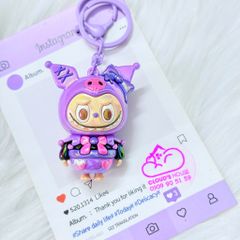 Móc Khóa Labubu Cosplay Kuromi