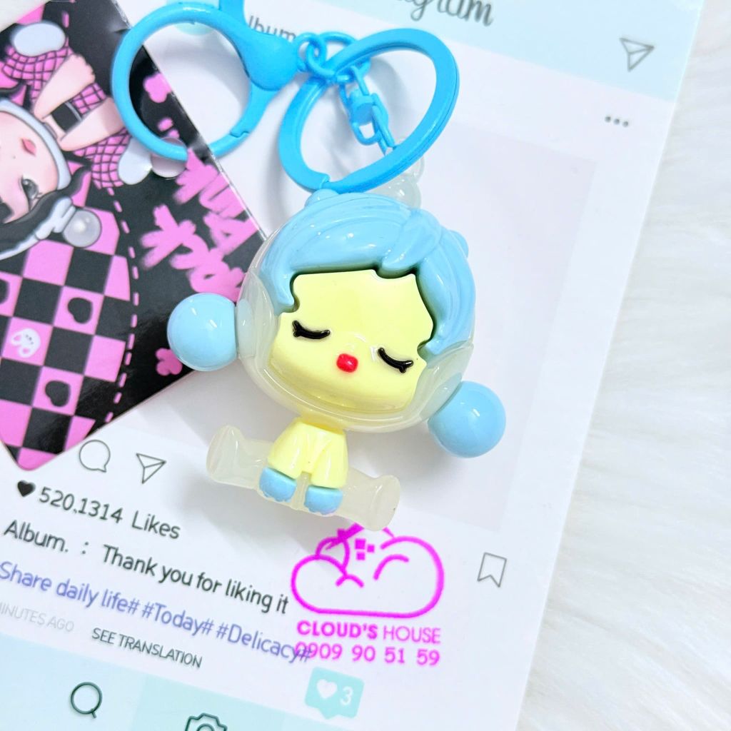 Móc Khóa Skull Panda