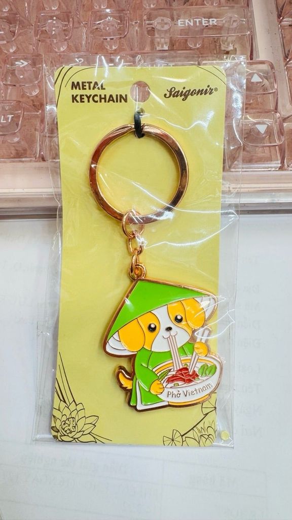 Móc Khoá/ Móc Treo Metal Keychain thuần Việt Trang Trí Quà Lưu Niệm Việt Nam