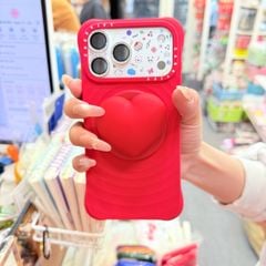 Case Ốp Điện thoại iPhone Casetify Ripple Case Đỏ Magsafe Basic iPhone 17/16/15Pro/Promax