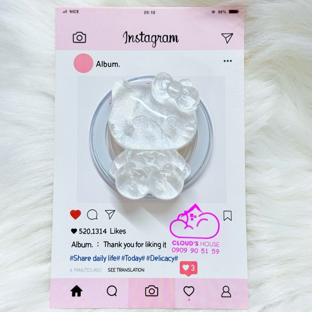 POPSOCKET Magsafe Nam Châm Hít Hello Kitty Kute