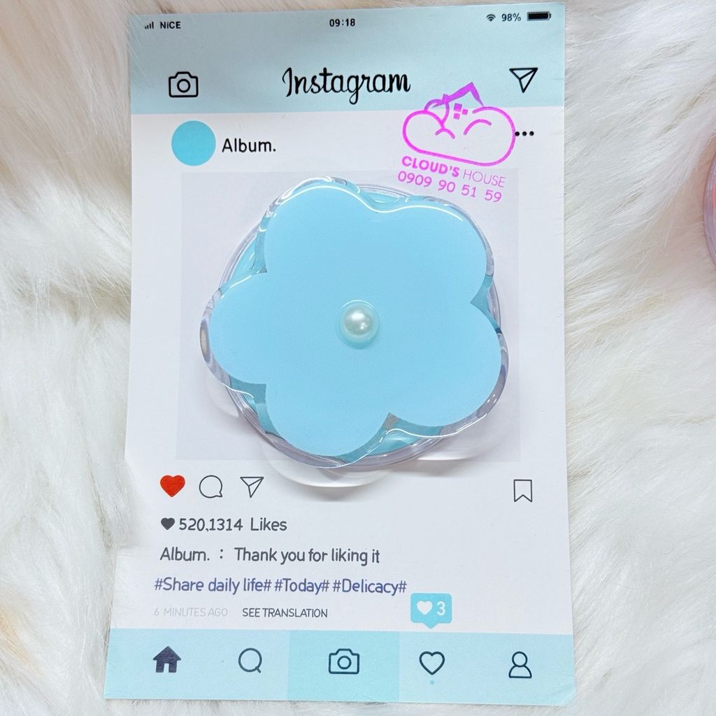 POPSOCKET Magsafe Nam Châm Hít Mẫu BÔNG HOA
