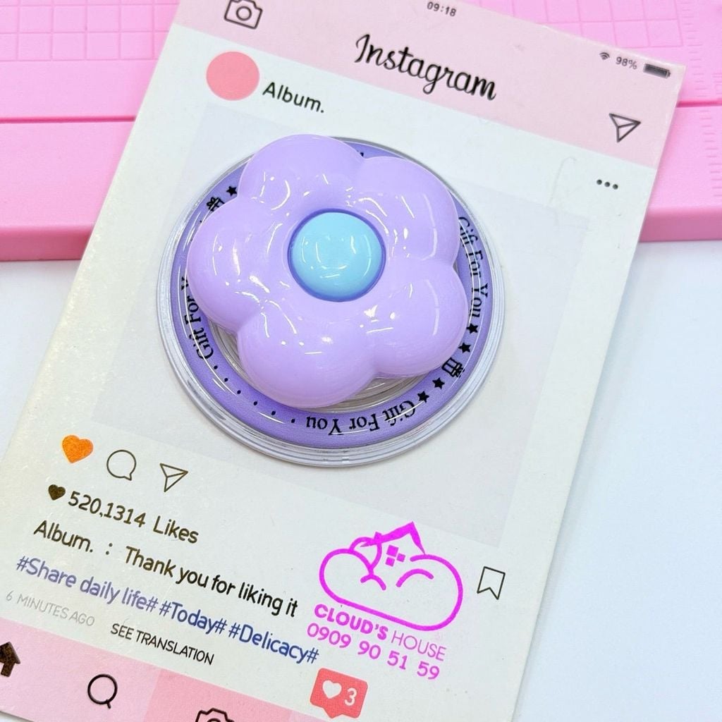 POPSOCKET Magsafe Nam Châm Hít Mẫu BÔNG HOA
