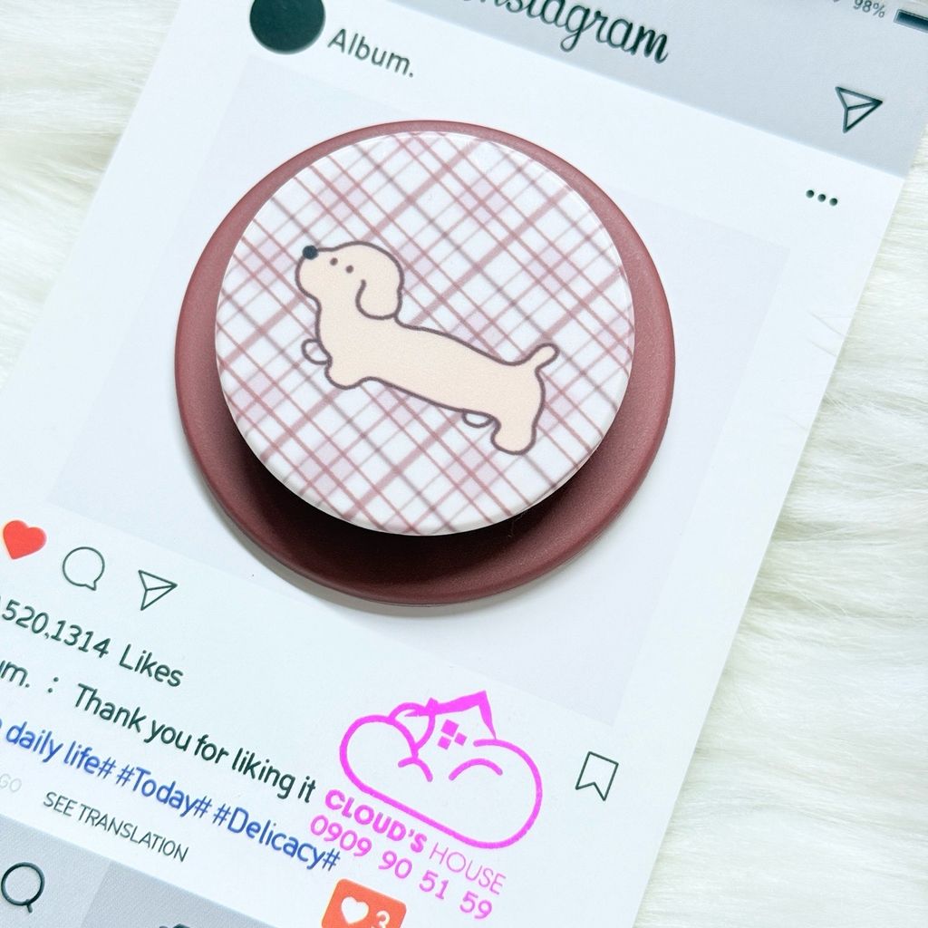 POPSOCKET Magsafe Nam Châm Hít CHÓ - MÈO Kute