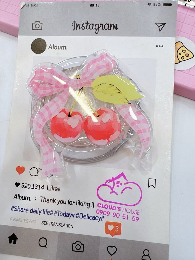 POPSOCKET Magsafe Nam Châm Hít Mẫu Đồ Ăn