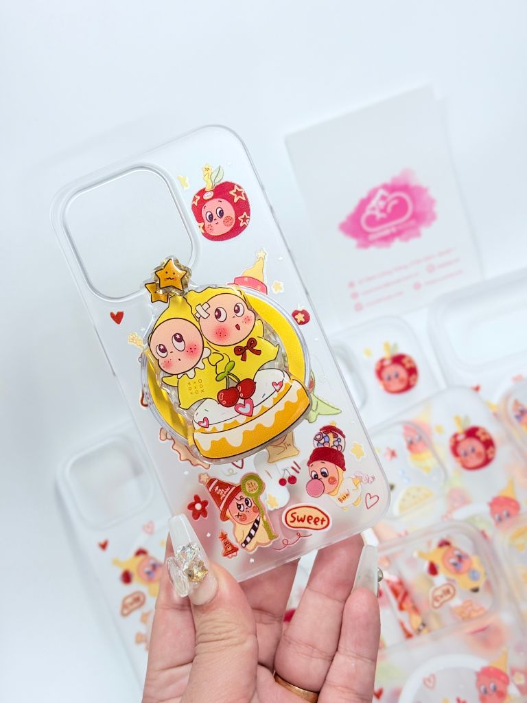Case Ốp điện thoại iPhone Twinkle Twinkle Sweet Nhám Magsafe iPhone 13/14/15/16/17 Pro/Promax