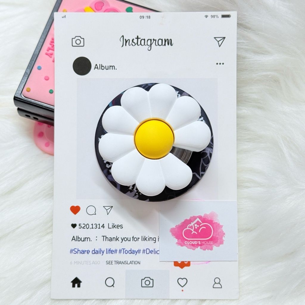 POPSOCKET Magsafe Nam Châm Hít Mẫu BÔNG HOA