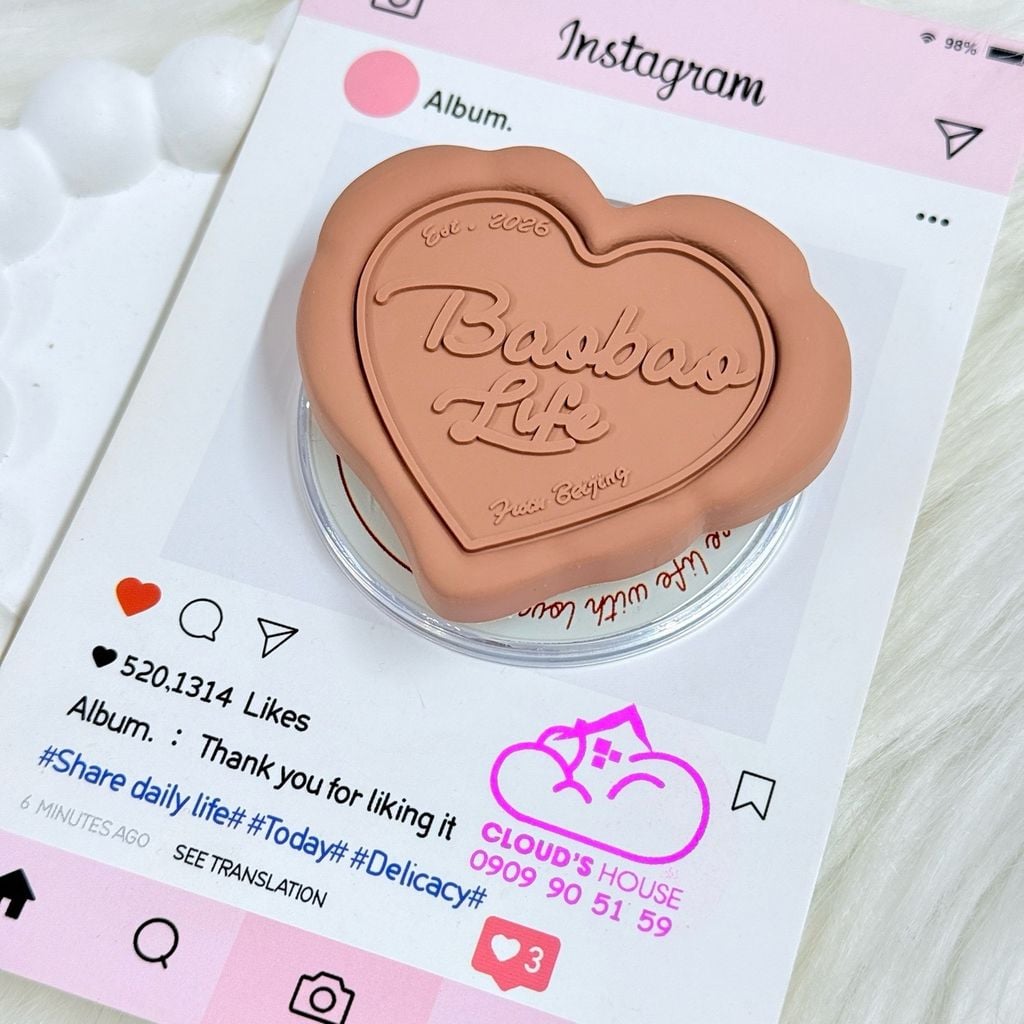 POPSOCKET Magsafe Nam Châm Hít CaseTify R.e.p 1:1 - Trái Tim Baobao Life